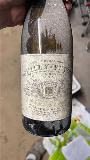 Burgundsko Pouilly-fuissé Domaine Des Maillettes 2010