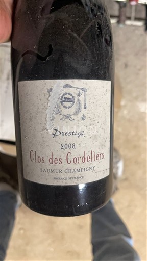 Valle della Loira Saumur-Champigny Clos des Cordeliers Prestige 2008