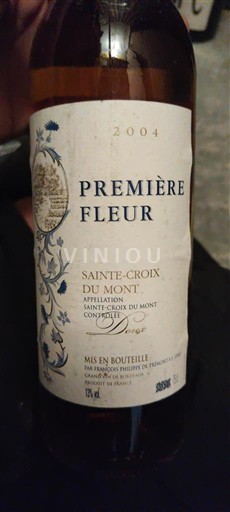 Bordeaux Sainte-Croix-Du-Mont Première Fleur 2004