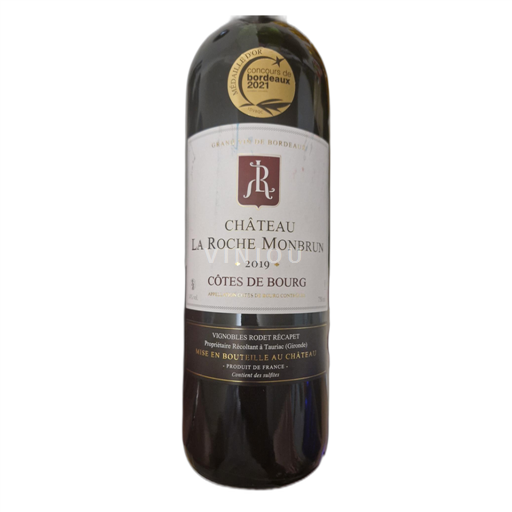 Bordeaux Côtes-de-bourg Château La Roche Monbrun 2019