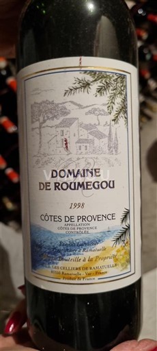 Provenza Côtes-de-Provence Domaine Roumegou 1998