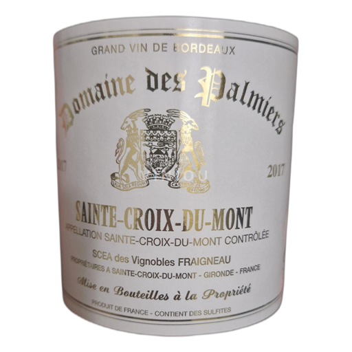 Bordéus Sainte-Croix-Du-Mont Domaine des Palmiers 2017