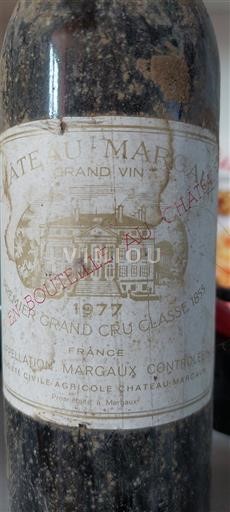 Bordeaux Margaux Premier Grand Cru Classé Château Margaux Grand Vin 1977