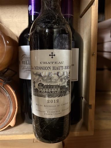 Bordeaux Pessac-Léognan Grand Cru Château La Mission Haut-Brion 2012