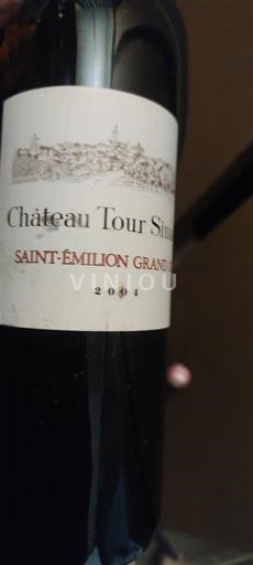 Bordeaux Saint-Émilion Grand Cru Château Tour Simard 2004