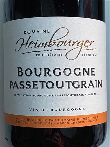 Burgundi Bourgogne-passetoutgrain Domaine Heimbourger 2023