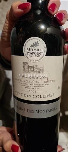 Languedoc-Roussillon Côtes de Thongue Domaine Des Montarels Vent des Collines 2006