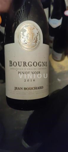 Burgundsko Jean Bouchard 2016