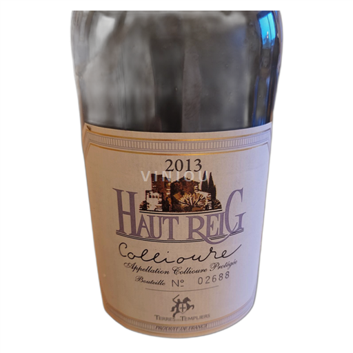 Roussillon Collioure Haut Reig 2013