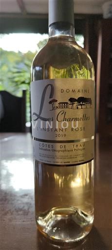 Languedoc und Roussillon Côtes de Thau Domaine Les Charmettes L'Instant Rosé 2019