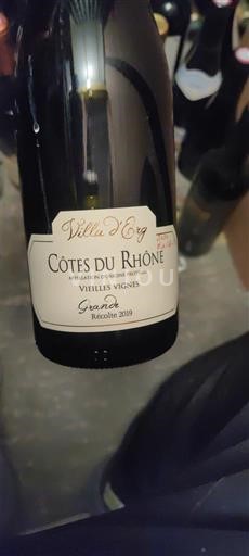 Thung lũng Rhône Côtes-du-rhône Vieille Vigne Grande Récolte 2019