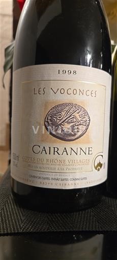 Thung lũng Rhône Cairanne Les Voconces 1998
