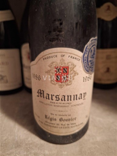 Bourgogne Marsannay Régis Bouvier 1986