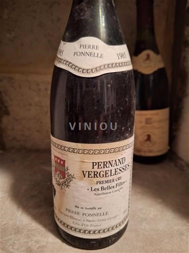 Borgogna Pernand-Vergelesses Premier Cru Pierre Ponnelle Les Belles Filles 1985