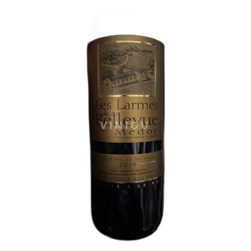 Bordeaux Médoc Les Larmes de Bellevue 2018