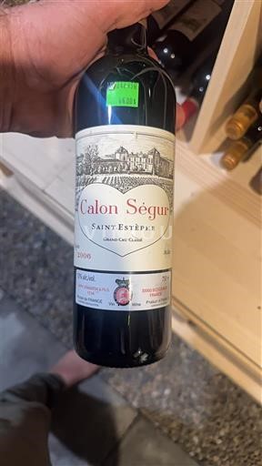 Burdeos Saint-Estèphe Grand Cru Calon Ségur 2006