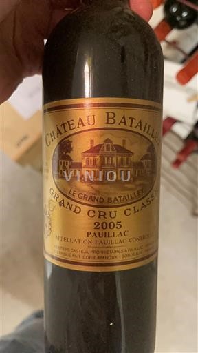 Bordeaux Pauillac Grand Cru Classé Château Batailley Le Grand Batailley 2005