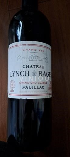 Bordeaux Pauillac Grand Cru Château Lynch-Bages 2006