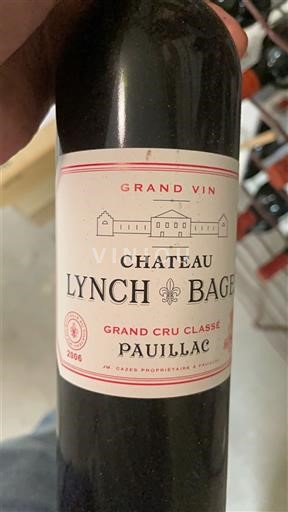 Bordeaux Pauillac Grand Cru Château Lynch-Bages 2006