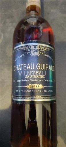 Bordeaux Sauternes Premier Cru Château Guiraud 1985