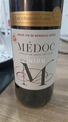 Bordeaux Médoc La Cave Augustin Florent 2022
