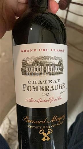 Bordeaux Saint-Émilion Grand Cru Grand Cru Classé Château Fombrauge 2012