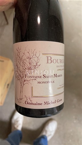 Bourgogne Hautes Côtes de Nuits Domaine Michel Gros Fontaine Saint Martin Monopole 2019