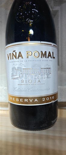 La Rioja Rioja Viña Pomal Edición Centenario Reserva 2016