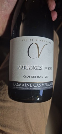 Bourgogne Premier Cru Domaine Cas Venant Clos des Rois 2024