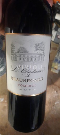 Bordeaux Pomerol Beauregard La Chartreuse de Beauregard 2017