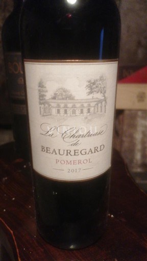 Bordeaux Pomerol Beauregard La Chartreuse de Beauregard 2017