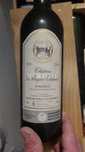 Bordeaux Château Le Mayne-Cabanot 2008