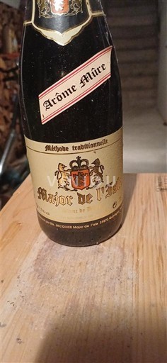 Bordeaux Ospecificerad Major de l'Isle Arôme Mûre Icke årgångsbetecknad