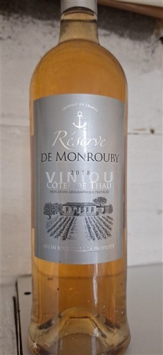 Languedoc-Roussillon Côtes de Thau Réserve de Monrouby 2018