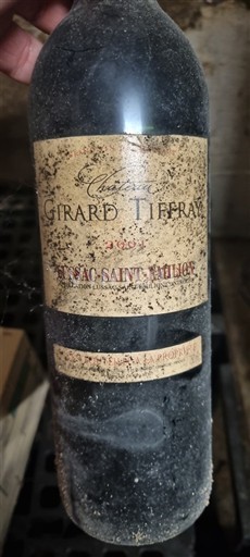 Bordeaux Lussac-saint-émilion Château Girard Tiffrau Icke årgångsbetecknad