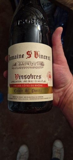 Rhônen laakso Vinsobres Domaine Saint Vincent St Pierre 2021