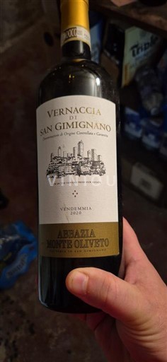 Toscana Vernaccia di San Gimignano Abbazia Monte Oliveto 2020