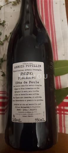 Jura Côtes-du-Jura Pupillin Côte de Feule 2020