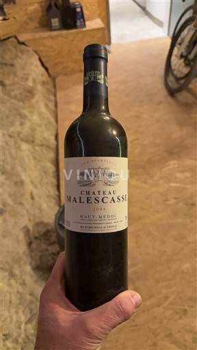 Bordeaux Haut-Médoc Château Malescasse 2006