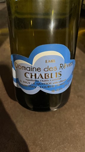 Burgundi Chablis Domaine Des Rêves 2017