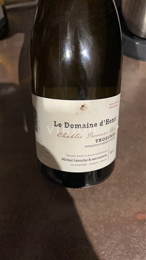 Burgundi Chablis Premier Cru Domaine Le Henri Troesmes 2017