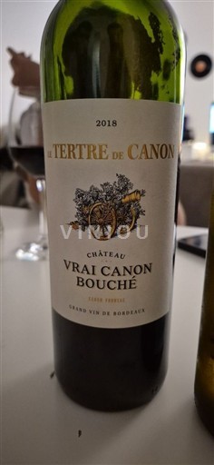 Bordeaux Canon-Fronsac Château Vrai Canon Bouché Le Tertre de Canon 2018