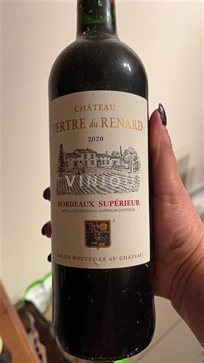 Bordeaux Bordeaux Supérieur Château Tertre du Renard 2020