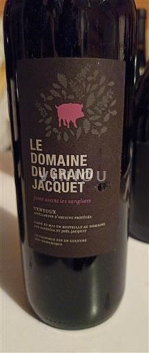 Rhônen laakso Ventoux Domaine Le du Grand Jacquet juste avant les sangliers 2017