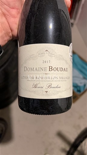 Roussillon Côtes du Roussillon Villages Domaine Boudau Henri Boudaü 2017