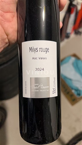 Valais Ikke specificeret Cave David Rossier Milys rouge 2024