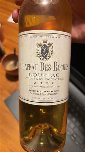 Bordeaux Loupiac Château Des Roches 2020