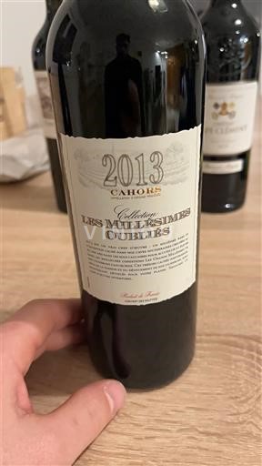 Sudoeste Cahors Collection Les Millésimes Oubliés 2013