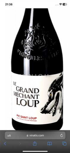 Linguadoca Pic Saint-Loup Vignobles Vellas Le Grand Méchant Loup 2020