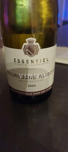 Burgundsko Bourgogne-aligoté La Cave des Hautes Côtes Essentiel 2024
